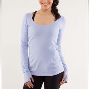 Lululemon Heart Ease Long Sleeve Tee Polar Haze